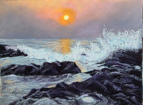 The Rhythm of the Infinite - Kihim Beach, Alibaug by Alpana Dhond