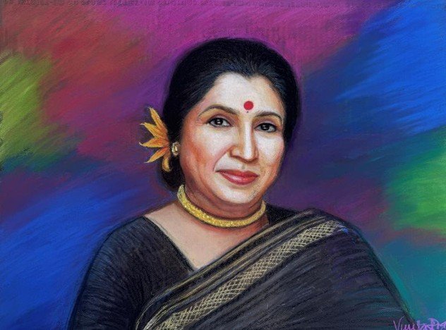 Asha Bhosle by Vinita Mohite