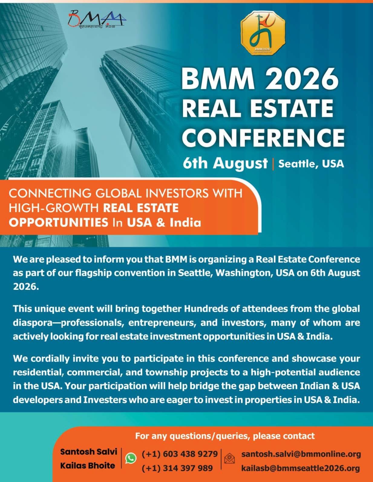 BMM 2026 Real Estate Conference Flyer